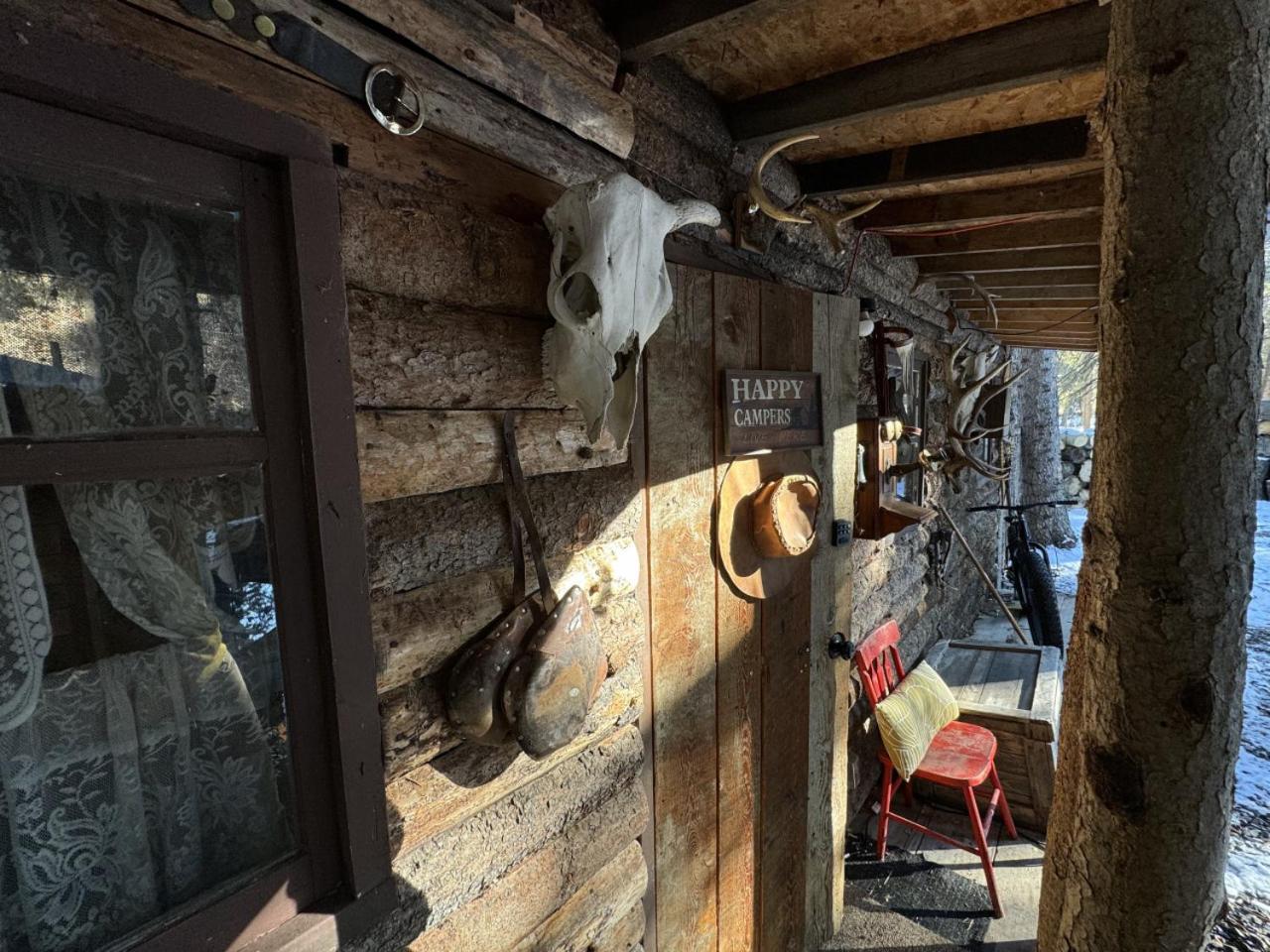 Rustic Cozy Cabin With Hot Tub Bragg Creek Eksteriør billede